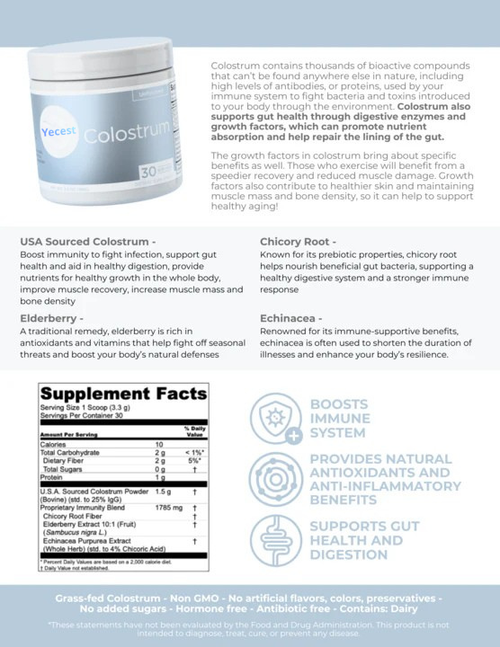 YECEST Colostrum